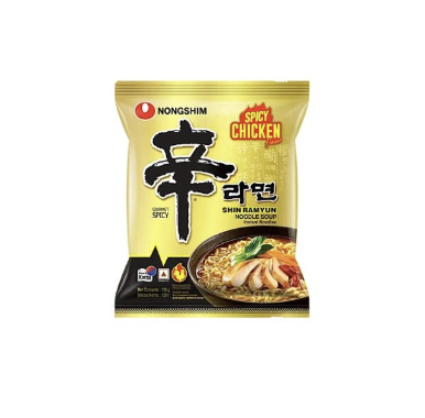 农心 辛拉面 香辣鸡肉味 120g | NONGSHIM Instant Noodle Shin Ramyun Spicy Chicken Flavor 120g