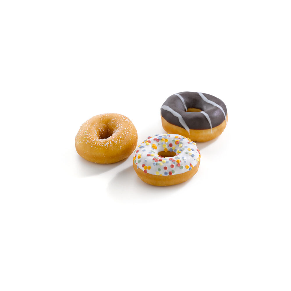 Mini Mixed Donut (No fillings) 16g*108/CTN | 混合口味 甜甜圈  无夹心 16g*108个/箱