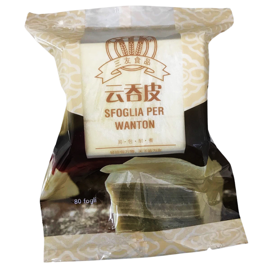 Wonton-taikinakuoret (vain keittämiseen) 520g | 三友 云吞皮 520g