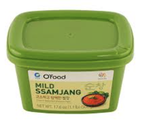 清净园 包饭酱 500g | O‘FOOD Ssamjang Mild Seasoned Soybean Paste 500g