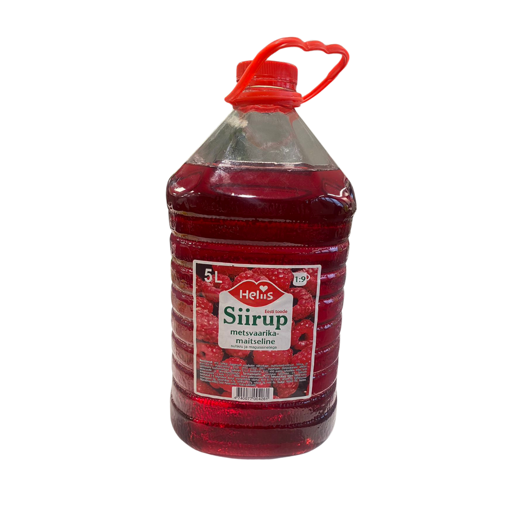 Heliis Wild Rasberry 5L | Heliis 野生 浓 树莓汁 5L