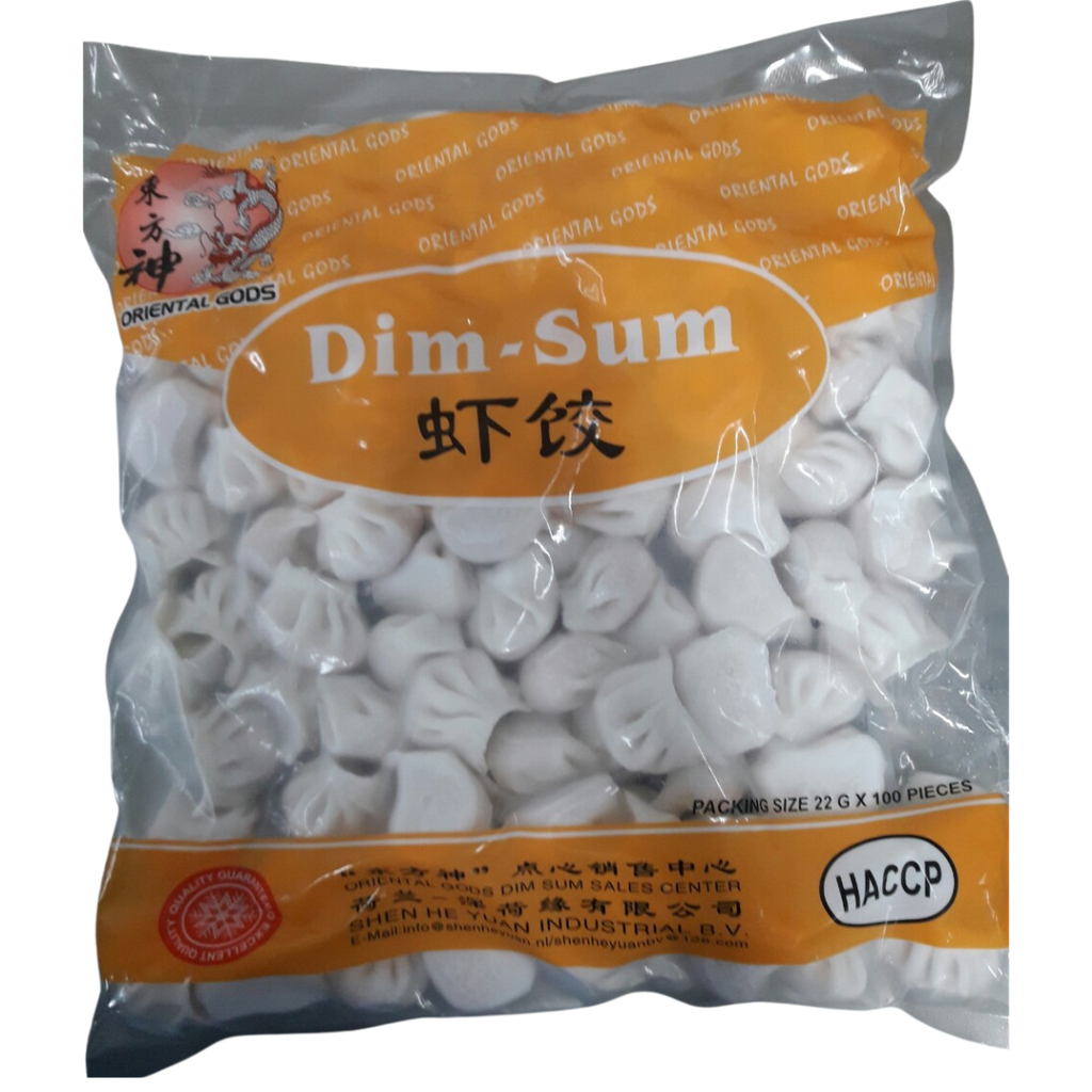 Oriental Gods Dim-Sum Ha Kaw 22g*100pcs 2.2kg | 东方神 虾饺 22g*100个 2.2kg