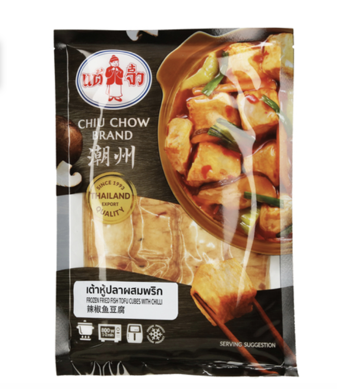 CHIU CHOW Paistetut kalatofukuutiot (chilin maku) 240g | CHIU CHOW 辣味 鱼豆腐 240g