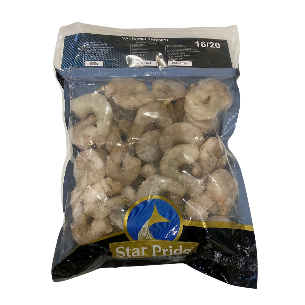 Star Pride Vannamei Shrimps PD 16/20 800g｜Star Pride 白虾虾仁 16/20 800g