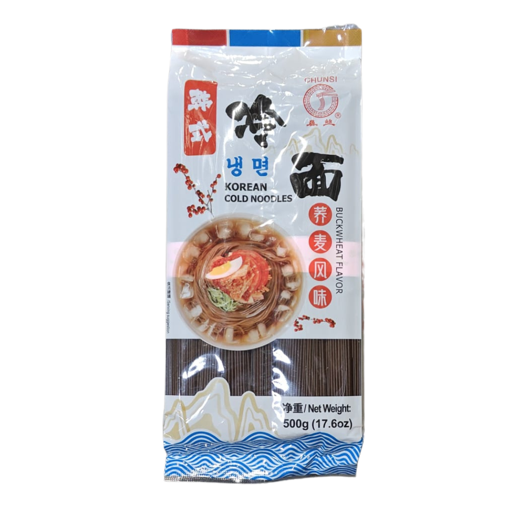 CHUNSI korealaiset kylmä nuudelit tattari maku 500g | 春丝 韩式冷面 荞麦风味  500g