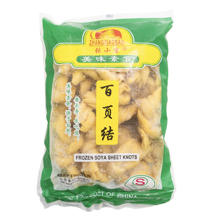 张小宝 冷冻 百叶结 227g | ZXB Frozen Soy Sheet knot 227g