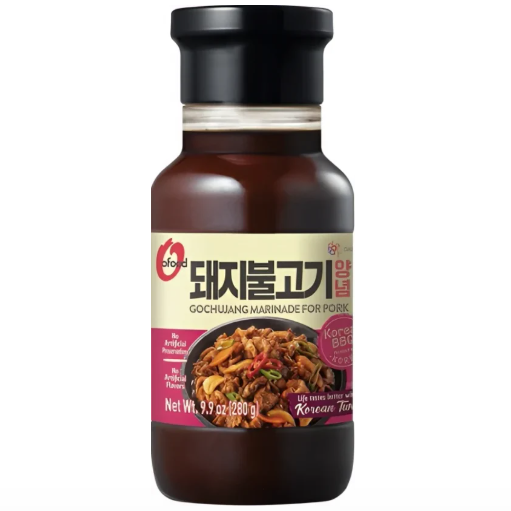O'Food Korealainen BBQ-Bulgogi-Marinadi Possulle 280g | O'Food 韩式腌猪肉酱 280g