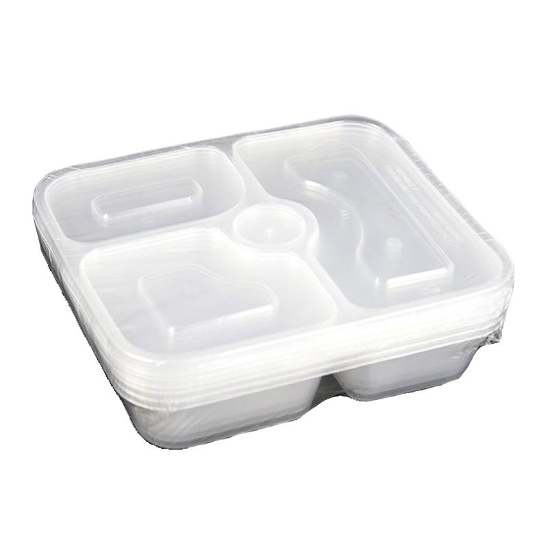 Take Away Box 1000ml 3+1 PARTS (150sets) | 三加一格外卖盒 1000ml (150套) / 箱