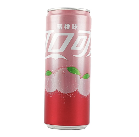 可口可乐 白桃味 330ml丨COCA CALA White Peach Flavor 330ml