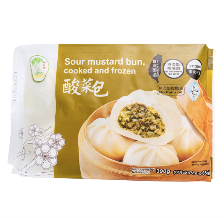 TCT 台湾酸菜包 390g | TCT Steamed Buns Pickled Cabbage Flavor 390g