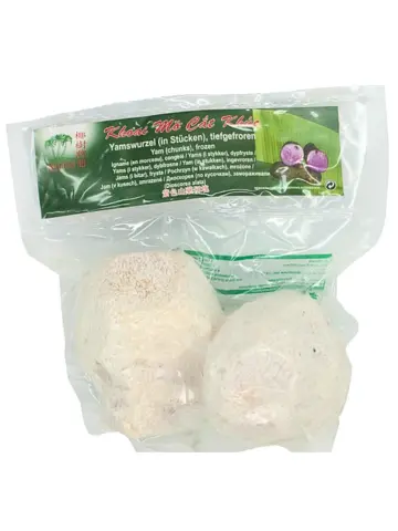 Pakastetut purppura-jamssipalat 500g | TCT 冰冻紫山药块 500g