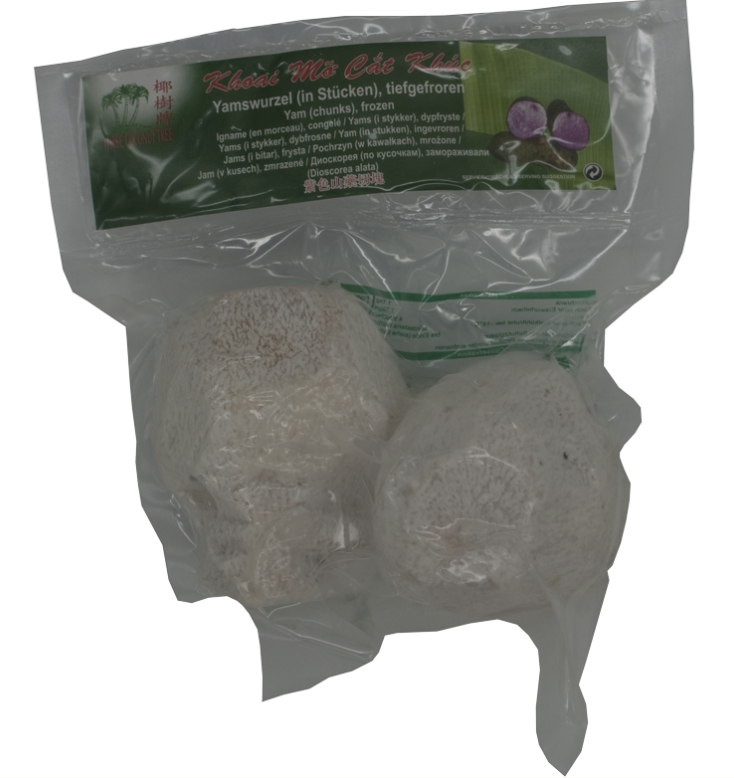 TCT Frozen Yam Chunks 500g | TCT 紫色山药块 500g