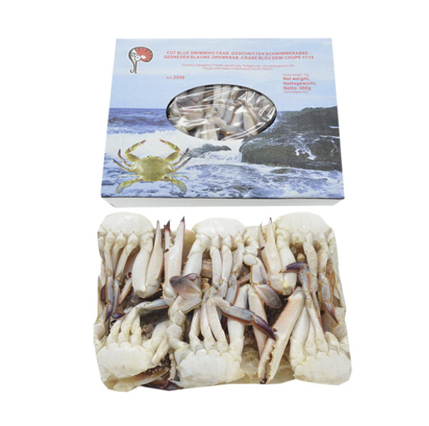 ASIAN PEARL Blue Swimming Crab Cut 11/15 32% 1kg | ASIAN PEARL 梭子蟹 (半切) 11/15 32% 1kg