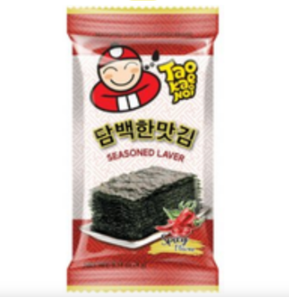  小老板 紫菜零食 辣味 4g | TAOKAENOI Laver Seaweed Snack Spicy Flavor 4g