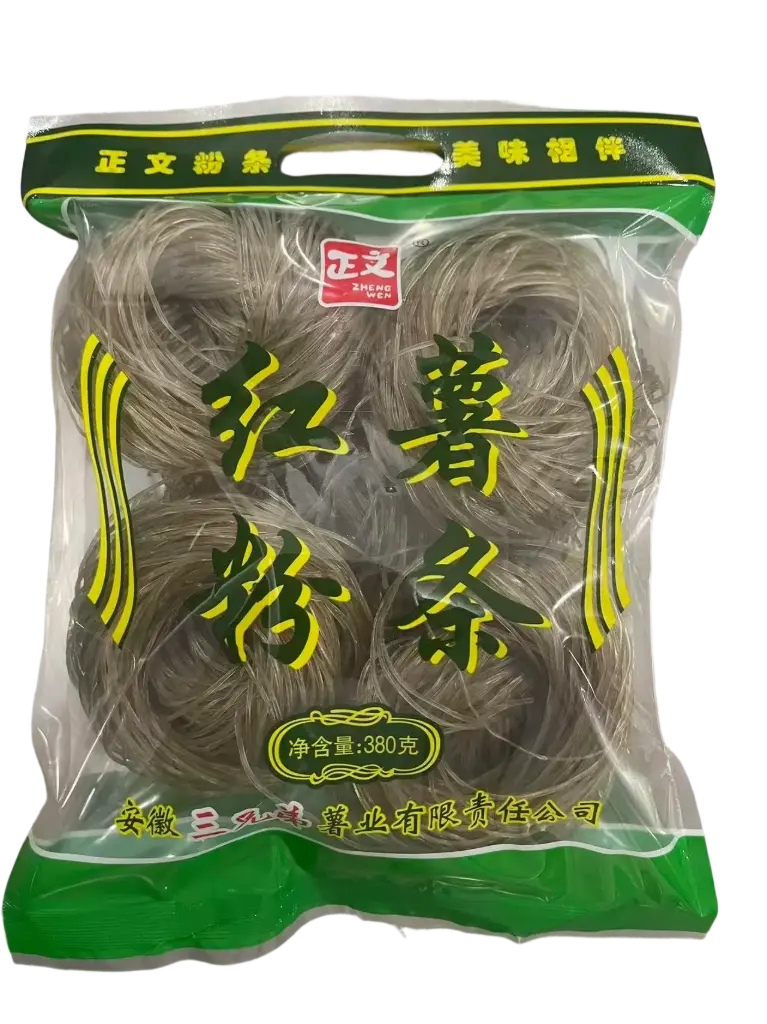 ZW Sweet Potato Noodle Round 380g | 正文 红薯粉丝 圆饼 380g