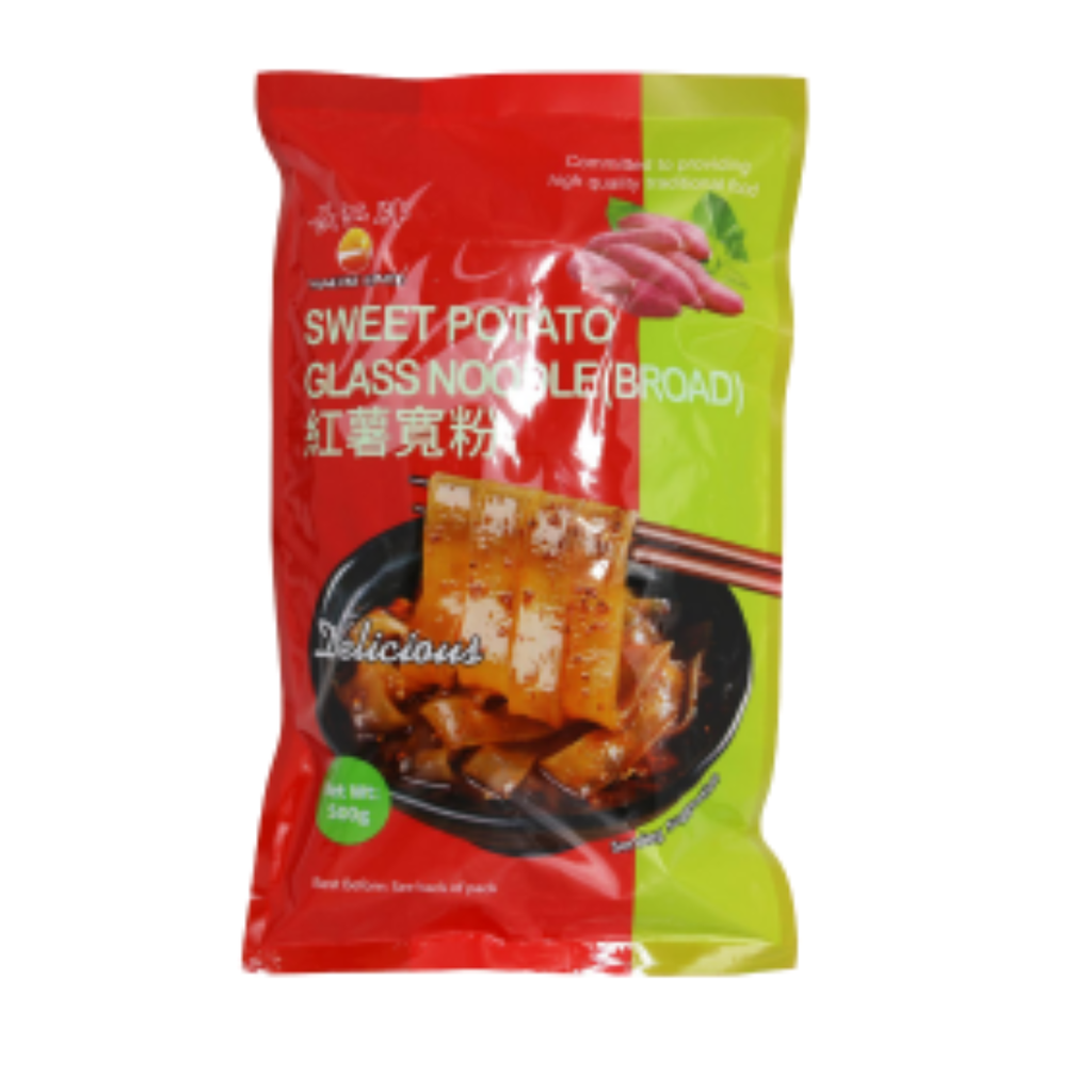 正文 红薯宽粉 拉皮 1.5cm 400g｜ZW Sweet Potato Noodle Wide 1.5cm 400g 