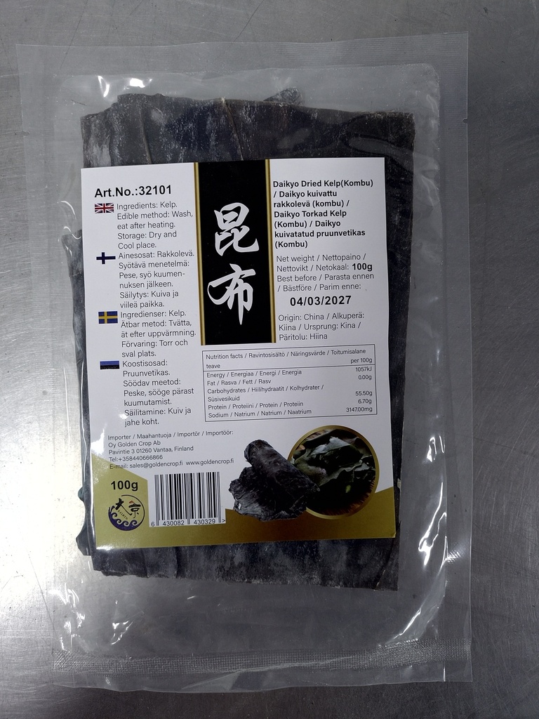 Daikyo Dried Kelp(Kombu) 100g | 大京 昆布(海带片) 100g