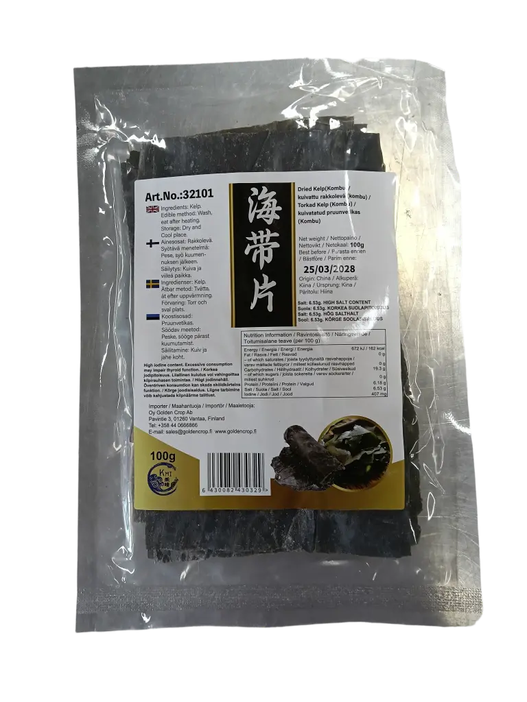 Kim Dried Kelp(Kombu) 100g |  禾味 昆布(海带片) 100g