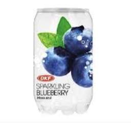 OKF Hiilihapotettu juoma, mustikan maku 350ml｜气泡水 蓝莓味 350ml 