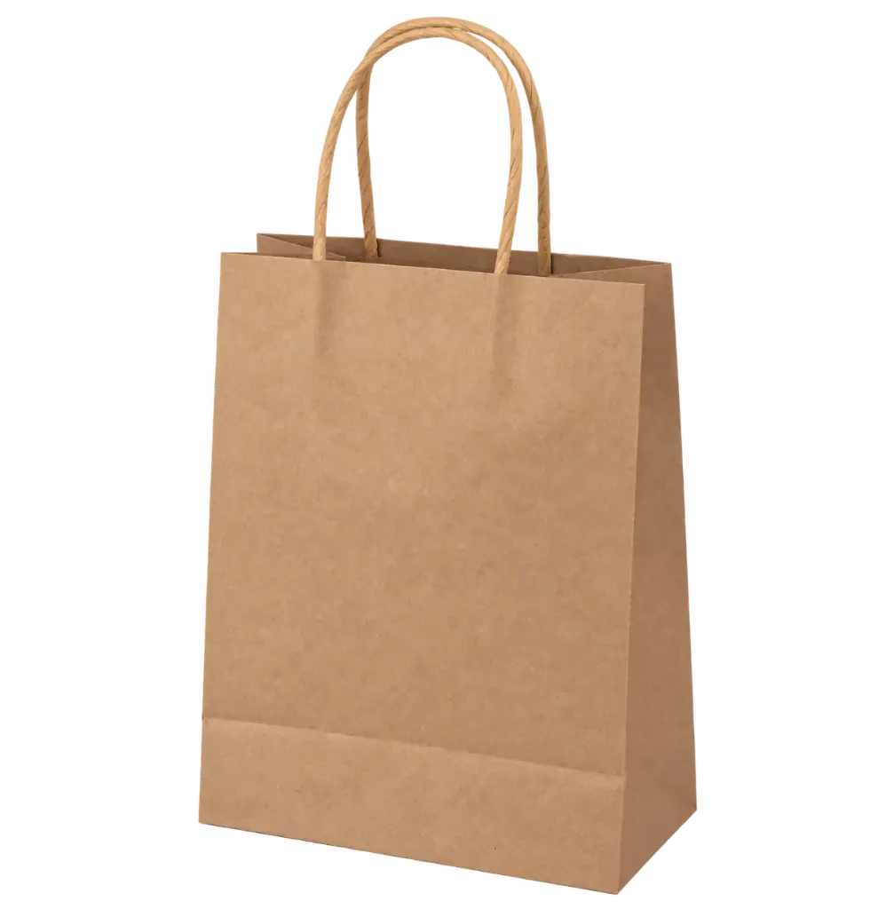 棕色纸外卖袋 长32cm*高30cm*宽18cm 250个/箱 | Brown Paper Bag 32*30*18 250pcs/CTN
