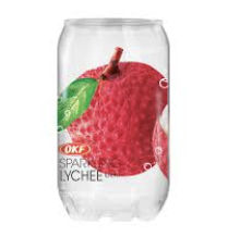 OKF 气泡水 荔枝味 350ml | OKF Sparkling Drink Lychee Flavor 350ml