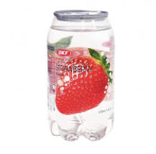 OKF 气泡水 草莓味 350ml | OKF Sparkling Drink Strawberry Flavor 350ml