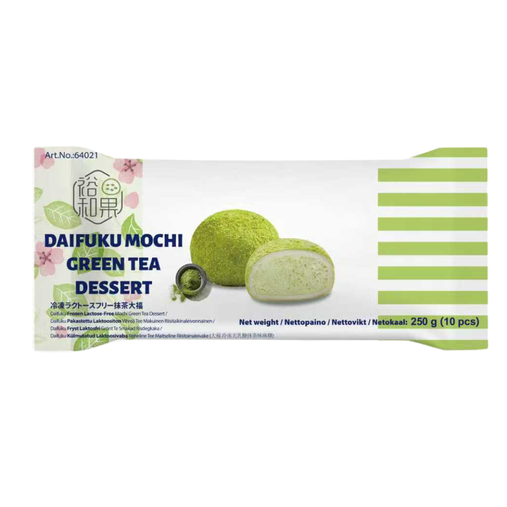  大福 无乳糖抹茶味麻糬 250g|Daifuku Lactose-free Mochi Green Tea 250g