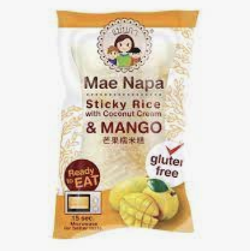 MAE NAPE 芒果糯米糕 80g | MAE NAPE Steamed Sticky Rice Cake Coconut Cream Mango Flavor 80g
