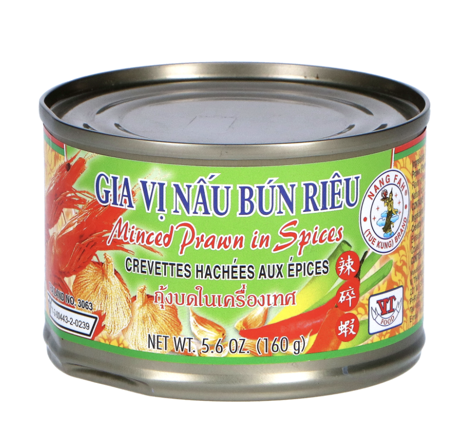Murskattu katkarapu mausteissa 160g | NANG FAH 辣碎虾 160g