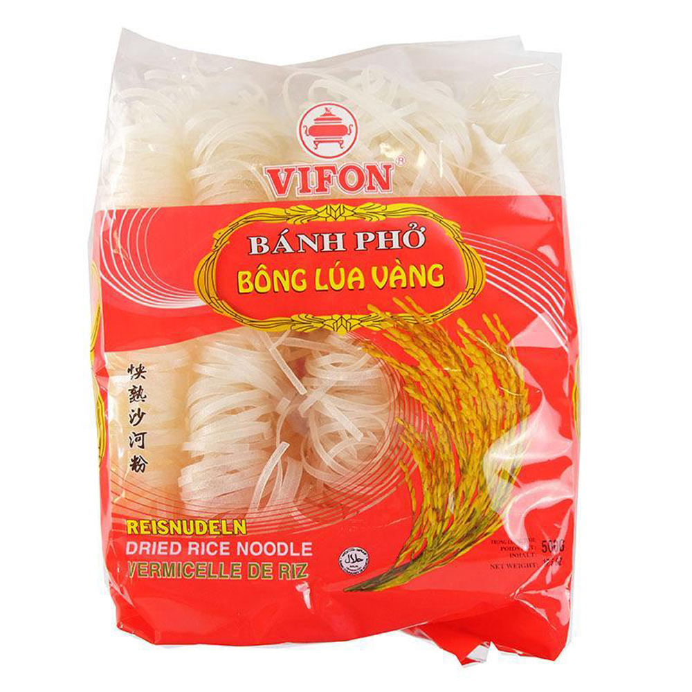 Bong Lua Vang -riisinuudeli (nopea paistettava) 3mm 500g | 快熟炒米粉 3mm 500g