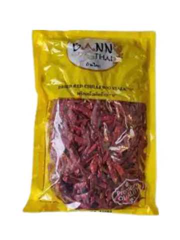 BANN THAI Dried Chilli W/O Stalk 100g | BANN THAI 带茎干辣椒 100g