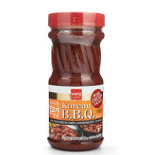 WANG Korealainen Tulinen BBQ-kastike kana ja possu 840g | WANG 韩式辣味烤肉酱 猪肉鸡肉 840g