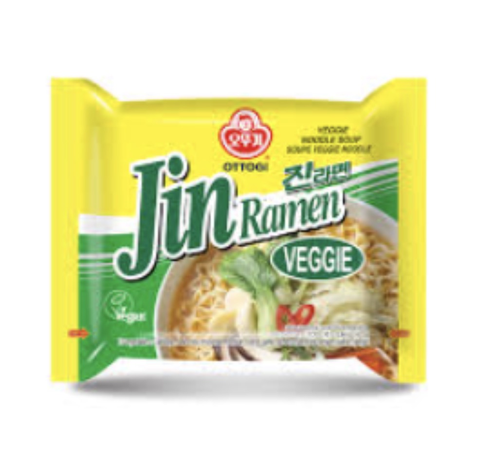 韩国 OTTOGI 金拉面 蔬菜味 110g | KR OTTOGI Jin Ramen Vegetable 110g
