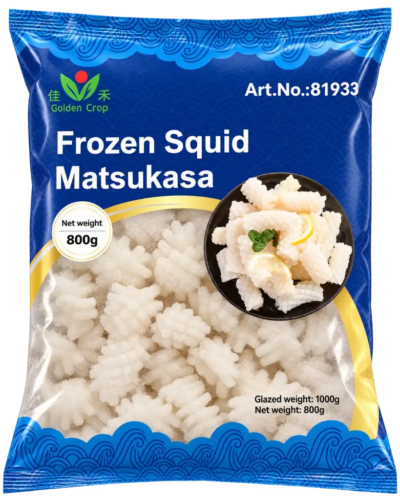 GC pakastettu kalmari Matsukasa (DOSIDICUS GIGAS) 800g | GC 冷冻鱿鱼花 800g