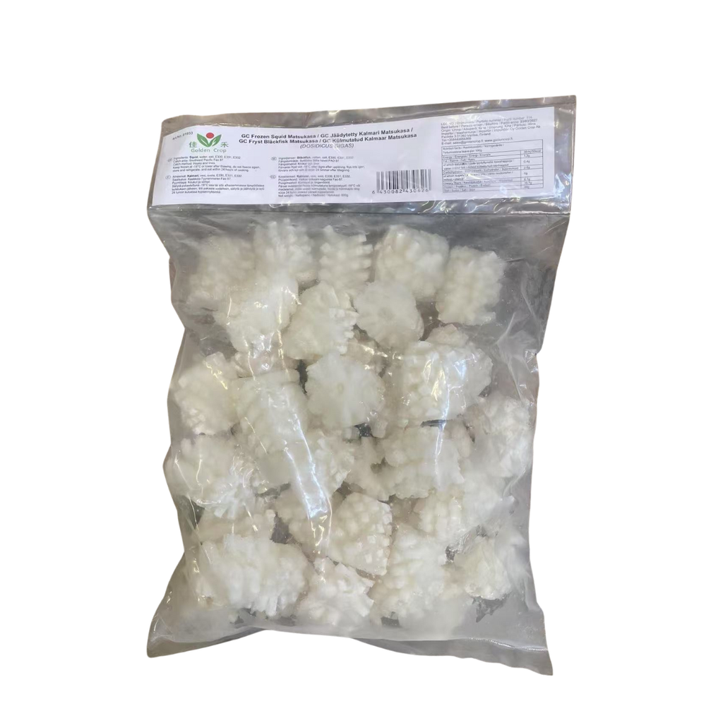 Pakastetut mustekalakukat 800g | GC 冷冻鱿鱼花 800g