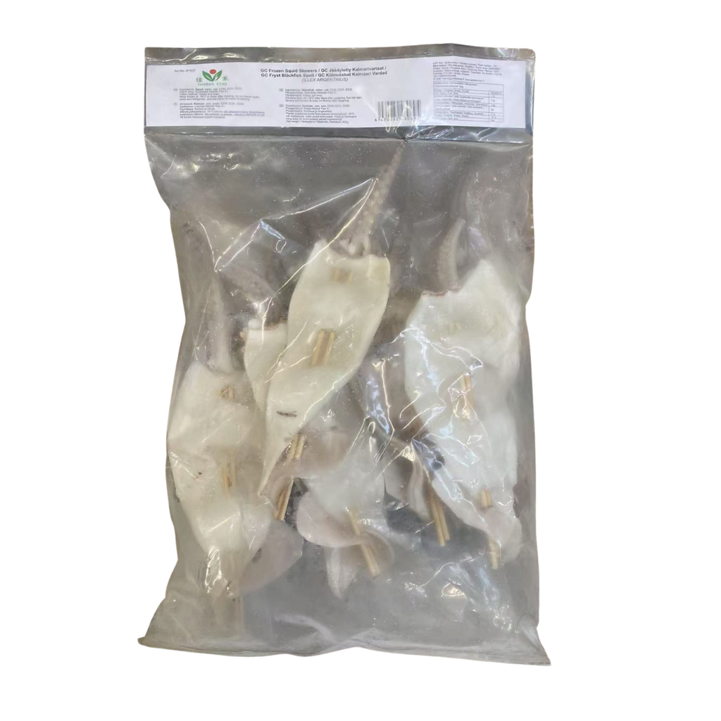 佳禾 冷冻鱿鱼串 800g | GC Frozen Squid Skewers (ILLEX ARGENTINUS) 800g