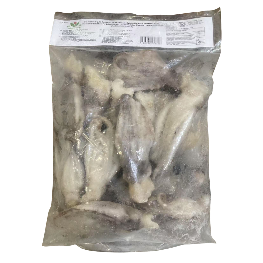 Mustekalantuntosarvet 40-60 800g | GC 冷冻鱿鱼须 40-60 800g