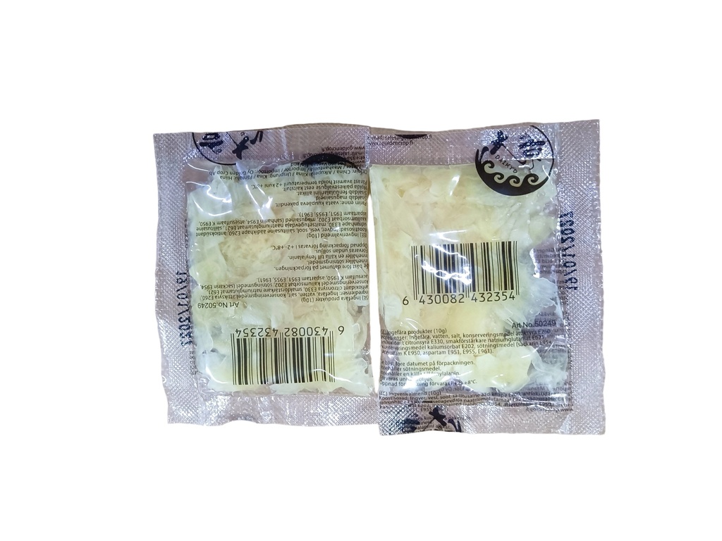 Gari 甘醡外卖姜片 10g*100个/unit | Take Away Ginger Blanc 10g*100pcs/unit