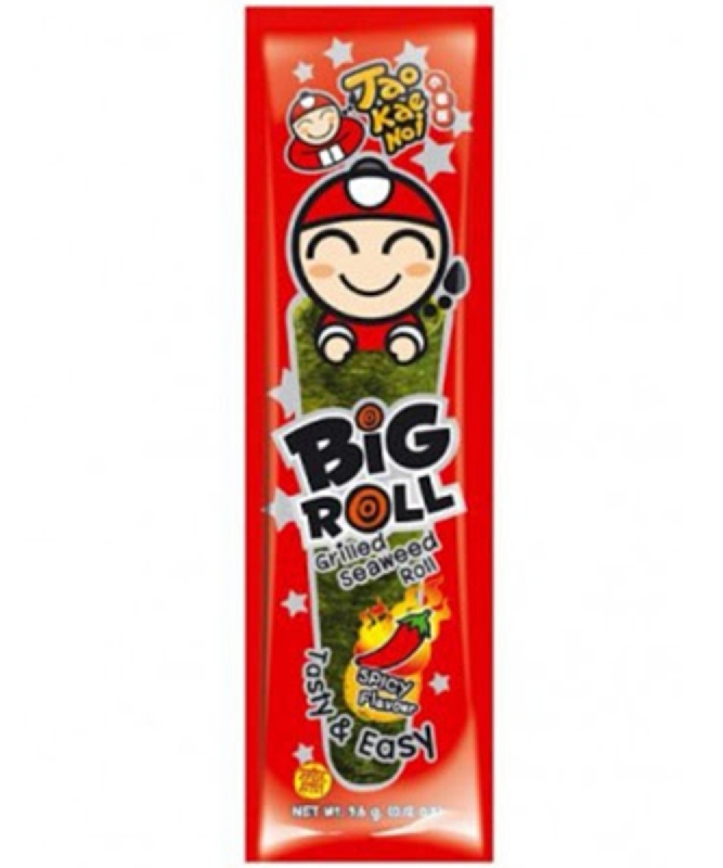 泰国小老板 海苔大卷 微辣味 3g/根 | TAOKAENOI Big Roll Hot&Spicy Flavor 3g/unit 