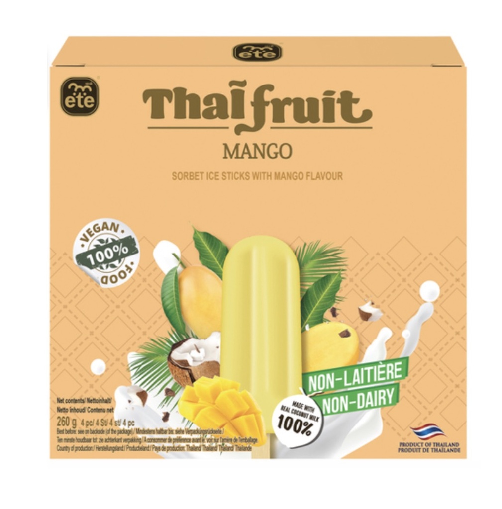 ETE 冰棍 芒果味 260g | ETE Ice Stick Mango Flavor 260g