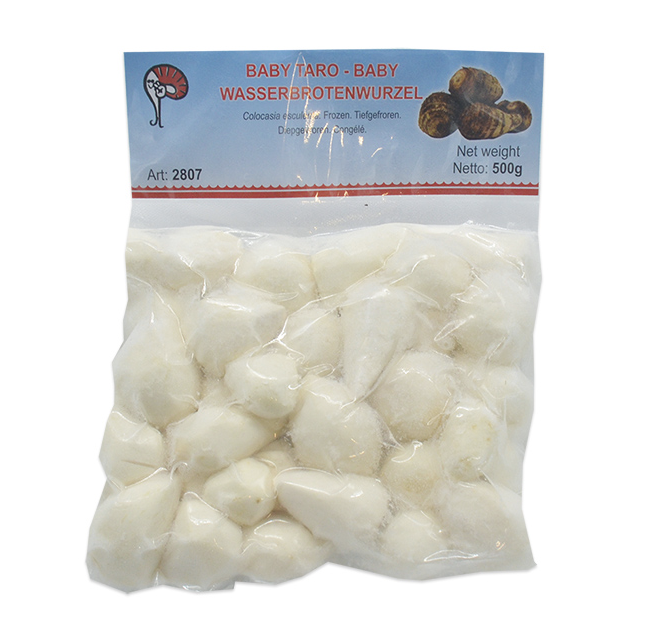 Pakastetut kuoritut pienet taro-juuret 500g | MOOIJER 冰冻去皮小芋头 500g