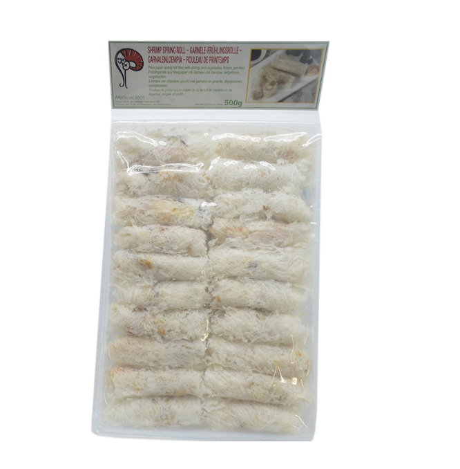 MOOIJER Spring Roll Shrimp & Vegetable Flavor Pre Fried 500g | MOOIJER 越南春卷 鲜虾蔬菜味 预炸 500g