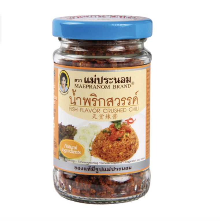 MAEPRANOM Crushed Chilli Fish Flavor 67g | MAEPRANOM 泰国天堂辣椒酱 67g