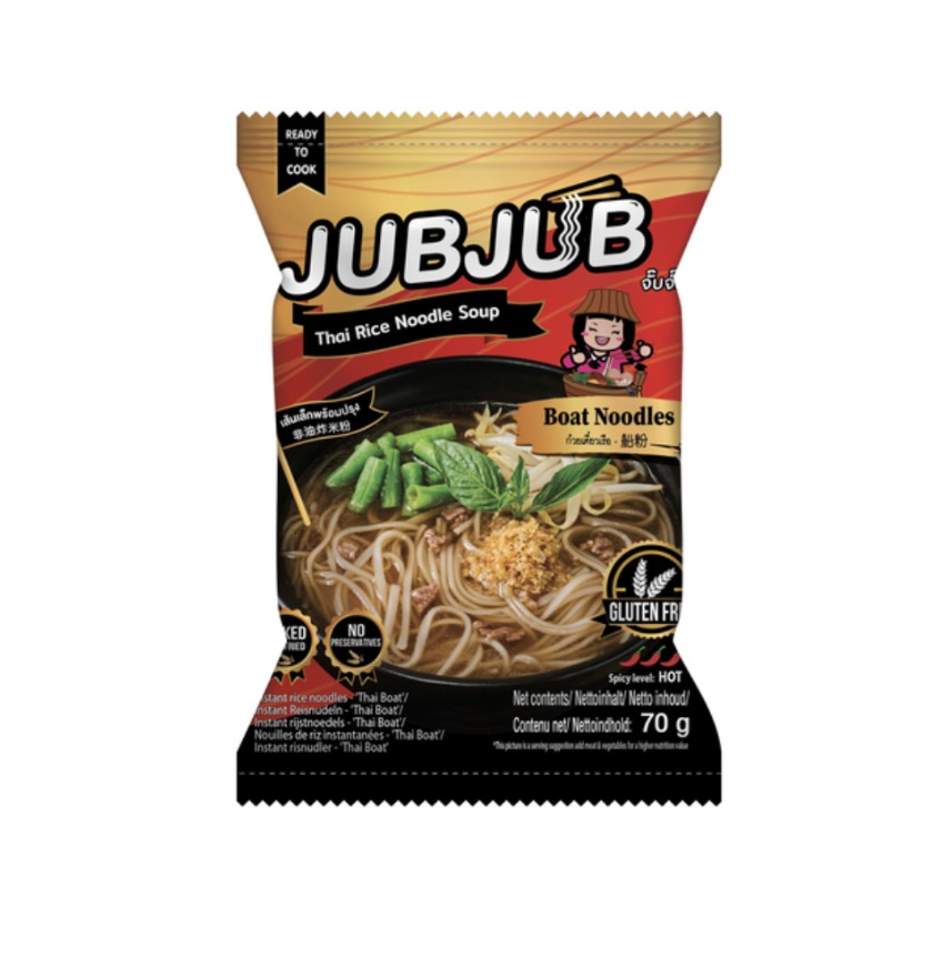 JUB JUB Instant Rice Noodle Boat 70g | JUB JUB 即食泰式米粉 船粉 70g