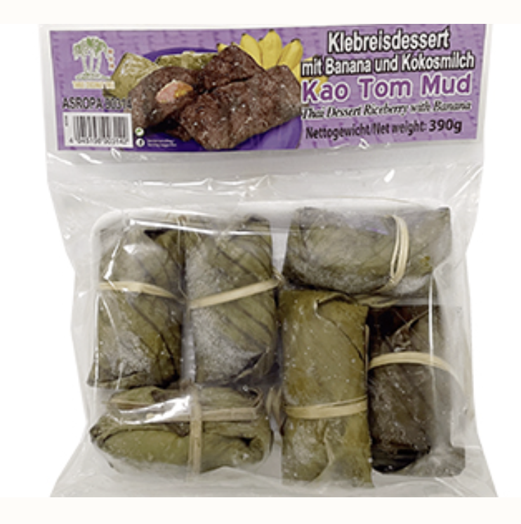 Banaani-violetti tahmeariisikakku kookosmaidolla 390g | TCT 香蕉椰奶紫糯米粿 390g