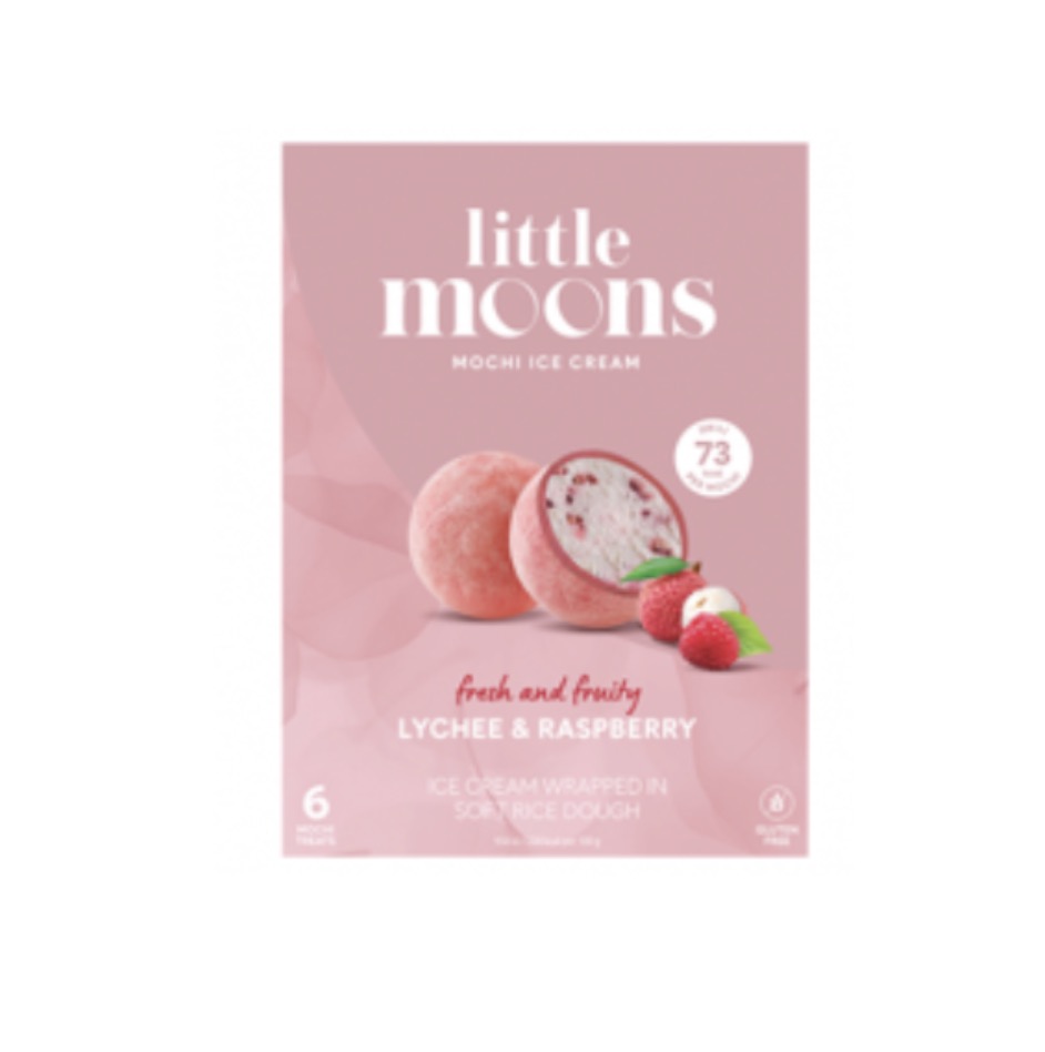 小月亮 麻薯冰淇淋 (荔枝覆盆子) 192g | Little Moons Mochi (Lychee Raspberry) 192g