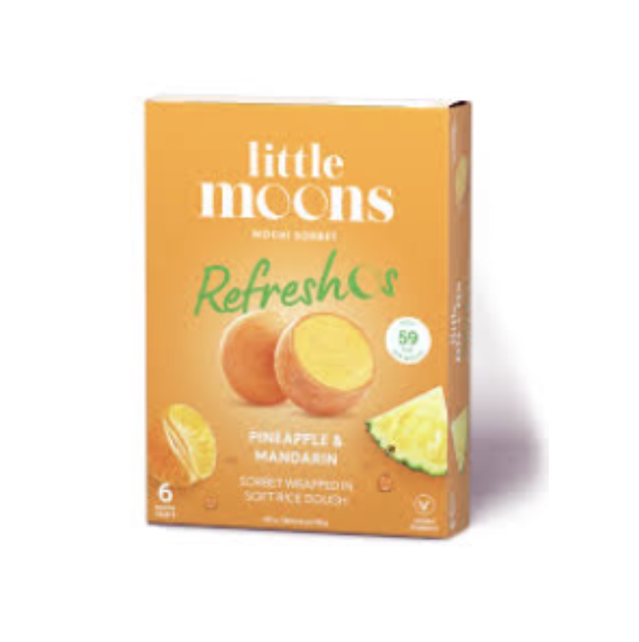 小月亮 麻薯冰淇淋 (菠萝柑橘) 192g | Little Moons Mochi (Pineapple Manderin) 192g