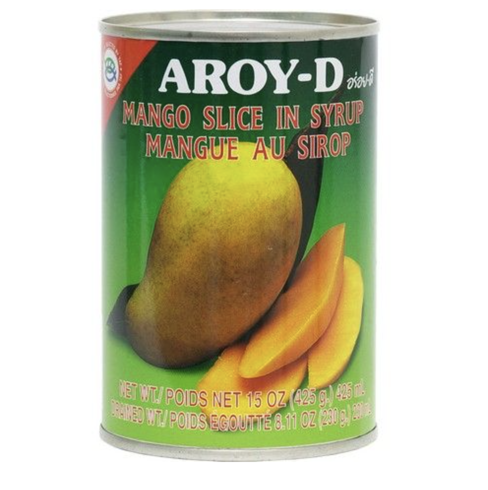 AROY D Mango Slices In Syrup 425g | AROY D 糖水芒果片 425g