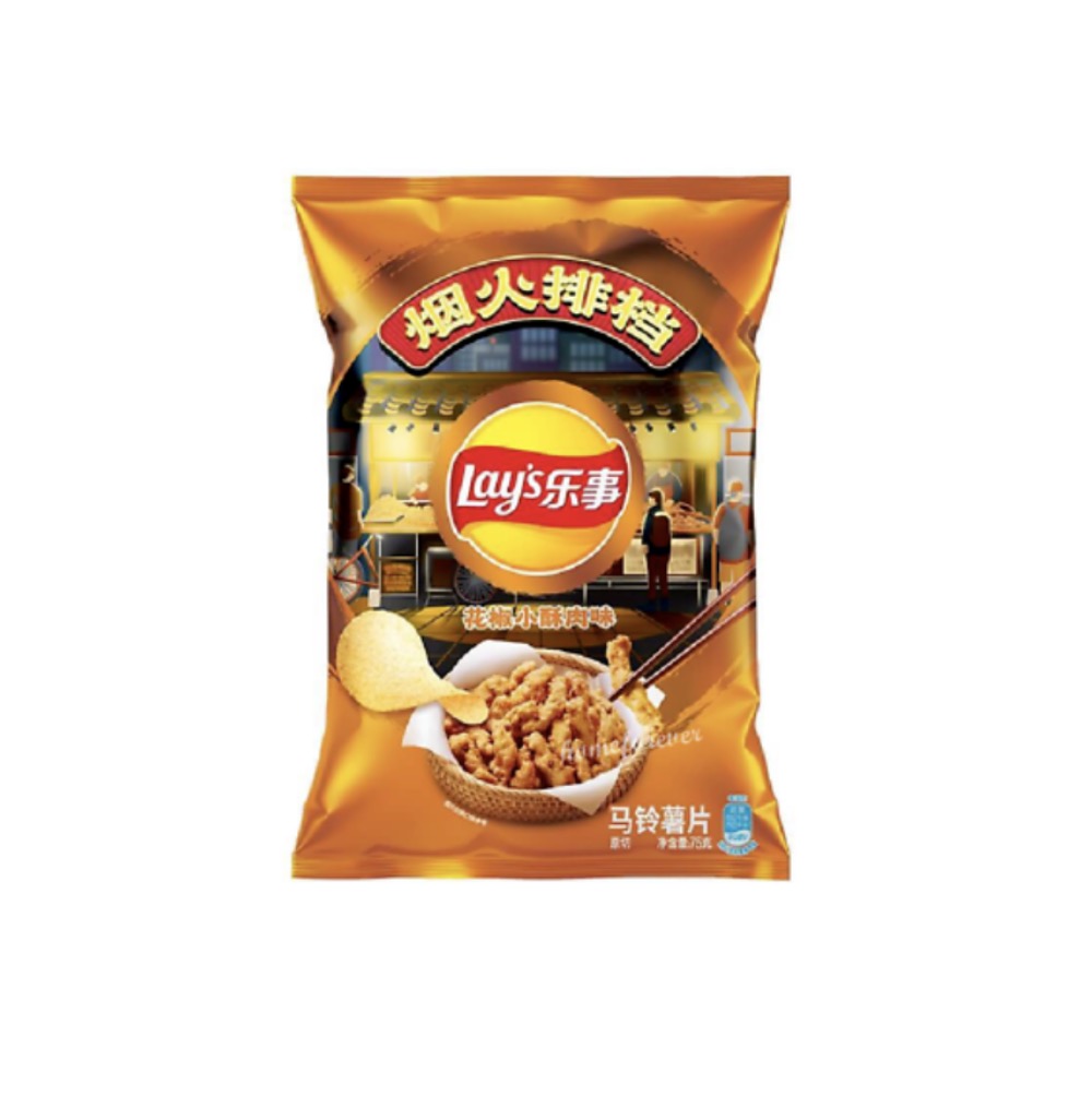 乐事 薯片 花椒小酥肉味 70g | LAYS Potato Chips Sichuan Pepper Crispy Pork Flavor 70g