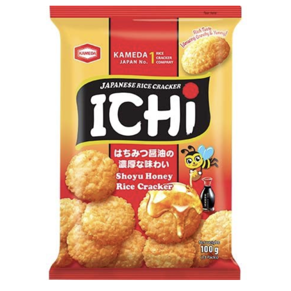 ICHI Rice Cracker Shoyu Honey Flavor 100g | ICHI 米果酥 酱油蜂蜜味 100g